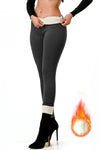 Lambskin Thermal Fur Lined Winter Leggings