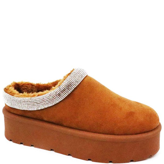 Suede Shine Mule