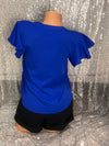 Royal Blue Blouse