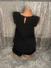 Black Sleeveless Blouse