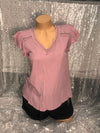 Blush Ruffled Blouse