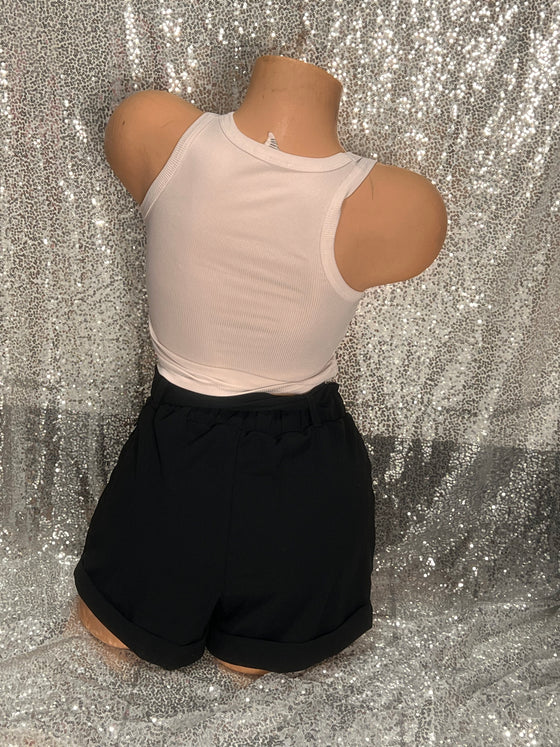 Ribbed Crop Tank Top