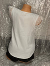 Ivory V Neck Blouse
