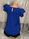 Royal Blue Blouse