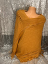 Rhinestone Gold Poncho