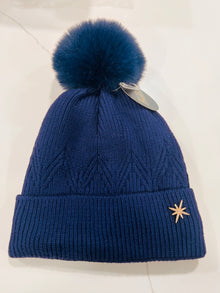  Knit Fur Lined Hat