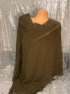 Bling Olive Poncho