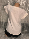 V Neck Ivory Blouse