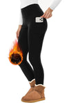Fur Lined Winter Warm Thicker Legging W/pockets