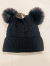 Double Pom Pom Furlined Hat