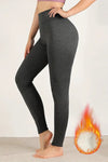 Lambskin Thermal Fur Lined Winter Leggings